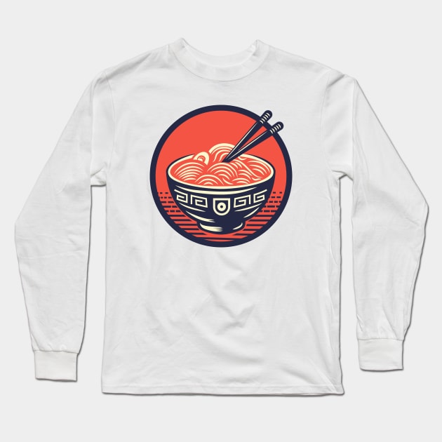 Ramen Bowls: Noodle-icious Designs Await! Long Sleeve T-Shirt by Malinda